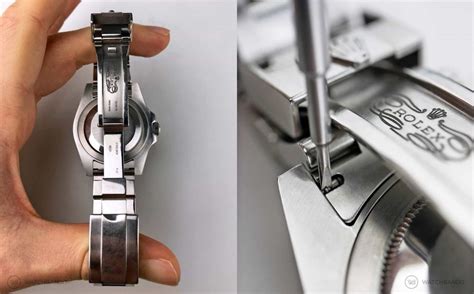 how to micro adjust rolex bracelet|adjusting rolex watch jubilee strap.